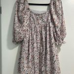 Blue Rain  Silver Floral Dress Photo 1