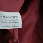 Y2K Retro One Shoulder Dress Women's Size 2 Red Wedding Cocktail Party Prom Photo 7