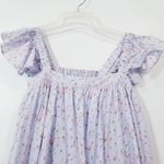 Mable Ditsy Floral Ruffle Tiered Maxi Dress Fit and Flare side Pockets Pink Photo 12