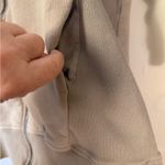 Seraphine Hoodie Jacket Taupe Maternity Nursing Zip Photo 2