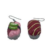 Unbranded NEW red,pink and white sushi earrings Pink Photo 12
