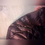 Calvin Klein  burgundy packable premium down long puffer coat size medium Photo 8