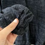 Madewell navy blue dark long sleeved top cropped v-neck shirt soft comfortable Photo 3