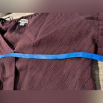 Chelsea28  burgundy Color
Stripe Wrap Blouse Size XS Photo 7