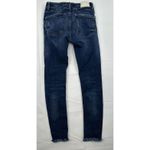 ZARA Denim Jeans Trafaluc Denimwear Dark Denim Size 4 Women's Raw Hem Ankle Photo 4