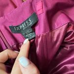 EXPRESS Dress Mini Strapless Burgundy Purple 7/8 Photo 2
