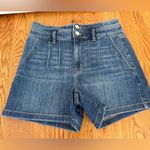 White House | Black Market High-Rise Everyday Soft Denim™ Pleated 5-Inch Shorts Photo 1