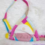 NEW SET! MELLO the label * Free People womens brazilian bikini set carnaval, M Blue Size M Photo 7