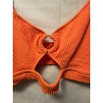Aerie NWT  Crinkle Scoop Cutout Bikini Top Size XXL Orange Photo 1