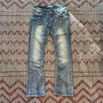 No Boundaries  | Women's Y2K Low Rise Embellished Light Wash Bootcut Jeans Photo 0