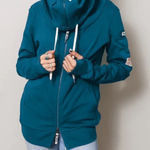 Thumb United Casey Fleece full zip‎ sweatshirt Teal green size 3X Photo 0