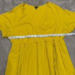 Torrid Maxi Rayon Slub Surplice Wrap Dress Sulphur Plus Size 2X Boho Relax Photo 10