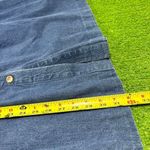 Vintage 90s Boston Classics Blue Denim Midi Skirt Size 8 Cotton Cottage Prairie Photo 1
