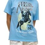 Daydreamer  Willie Nelson Route 66 Tee, Size Small New without Tag MSRP $88 Photo 0