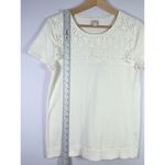 J.Crew Crochet Lace Knit Short Sleeve Top S Photo 1
