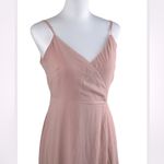 Birdy Grey  NWT Cindy Chiffon Dusty Rose Gown Dress Small Photo 5