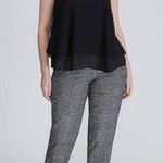 Lane Bryant NWT Black White Tweed Ankle "The Lena" Pants Photo 0