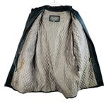 wilson's leather ‎ Hooded Leather Coat Full Zip Pockets Black Size M Capsule READ Photo 5