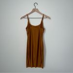 Iris Elegant Metallic‎ Bronze Mini Dress Photo 1