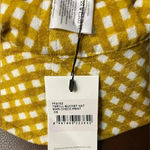 Faithfull the Brand NWT Teryll Cotton Bucket Hat Mari Check Print Yellow Gold Photo 9