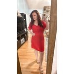 Monteau Red Polka Dot Dress Photo 4