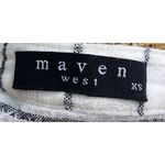 Maven West Striped Linen Blend Tunic Dress with Tassel Ties XS Photo 4