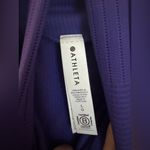 Athleta Purple Flurry Blizzard Ribbed Turtleneck Long Sleeve Top Photo 6
