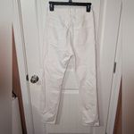 AGOLDE Distressed 90s High Rise Straight Leg Jeans W24 White Photo 1