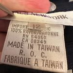 Jones New York Vintage Navy Polka Dot A-Line Midi Skirt Size 12 Pinup Rockabily Photo 6