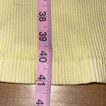 John Elliott Cotton Ribbed Asymmetrical Yellow/Pollen Tank Dress Size 3/Large NW Yellow Photo 11