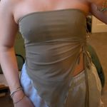 Edikted  Olive Green Tube Top Photo 1
