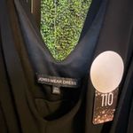 Jones Wear Black Plunge Neckline Maxi Sundress Photo 4