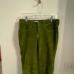 pilcro and the letterpress by anthropologie green corduroy pants size 29 Photo 1