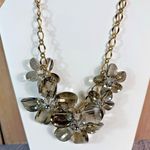 Kate Spade  RARE Delacorte Floral Statement Necklace Faceted Petals 16-18" Photo 0