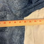 Christopher & Banks  Floral Chambray Button Shirt Size Medium Photo 1