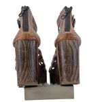 Bed Stu Roan by  Corey Distressed Leather Platform Sandals Size 9.5 Photo 4