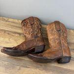 Tony Lama  Santa Fe Western Boots Vaquero Leather Wing Tip Brown Photo 8