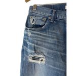 Moussy Vintage Isko Distressed Skinny Jeans Size 27 Medium Wash Blue Photo 7