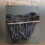 Brandy Melville  Off The Shoulder 2/4 Sleeve Striped Women’s Top One Size EUC Photo 6