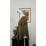 SheIn  Curve Women’s Olive Green Pullover Blouse 2XL Short Sleeve With Elastic Photo 5