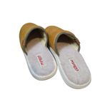 OluKai Moloa Pae Leather Slippers Mules Tan Shearling Lined Mens Sz 10 Photo 5