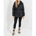 J.Crew Chateau Hooded Puffer Jacket W/ PrimaLoft Insulation, Black, XXL Photo 1