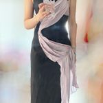 COS Black and light purple dress with a unique design Photo 0