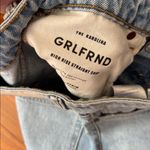 GRLFRND  Karolina High Rise Straight Leg Crop Jeans in Ventura Light Wash Photo 2