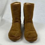 BEARPAW Suede Pull On Winter Boots Women's Size 8 Brown Cozy Comfort Photo 1