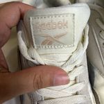 Reebok  Classic Harman Womens 8 Running Shoes Cream White Gray Sneakers Suede Photo 7