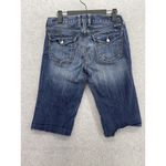Lucky Brand Lucky Jean's Women's Blue Denim Jean Shorts Beachcomber Bermuda Size 2 Dark Wash Photo 1