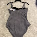 DKNY Swimsuit size L brand new with tag beautiful one piece black and white Photo 11