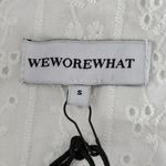 We Wore What White Eyelet Cotton Jacket Blazer Boxy Long Sleeve Lined S White Photo 10