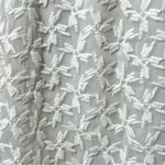 Tanya Taylor  Rare White Lace Knee Length Diagonal Slit Floral Skirt Size 6 Photo 7